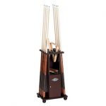 Cherry pool cue rack