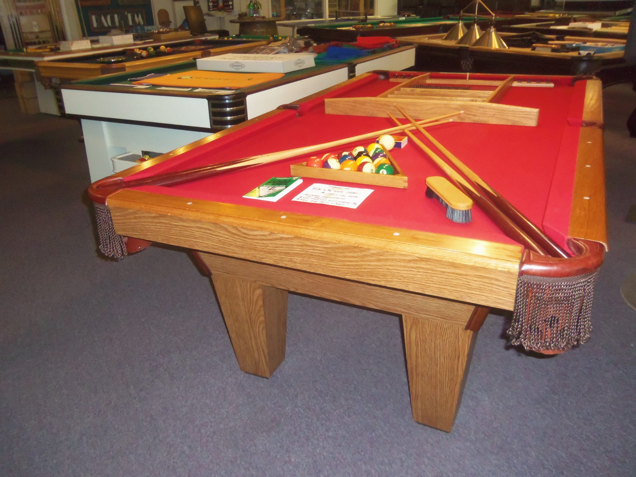 World of Leisure Oak Duke Cagle's Billiards