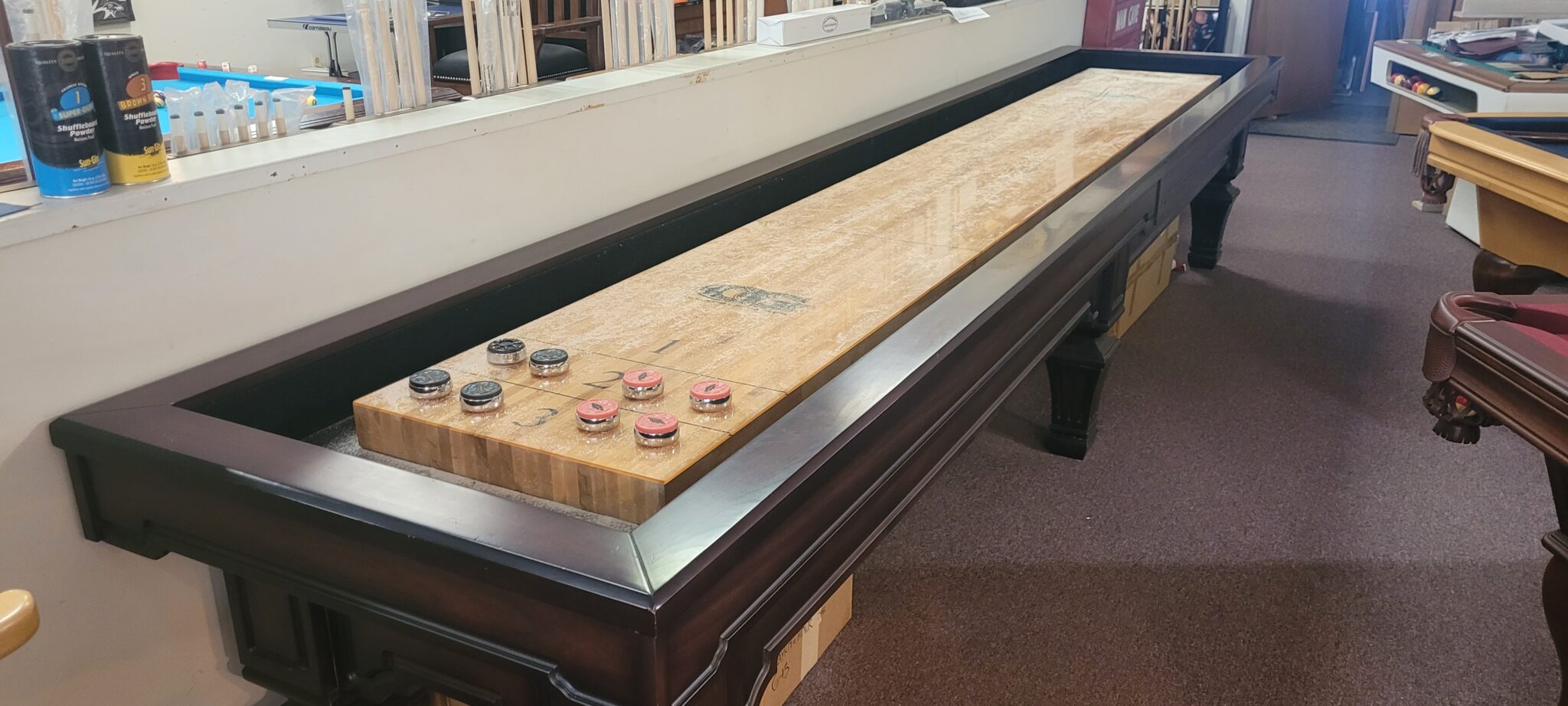 Display Model Hampton Shuffleboard 14' Cagle's Billiards